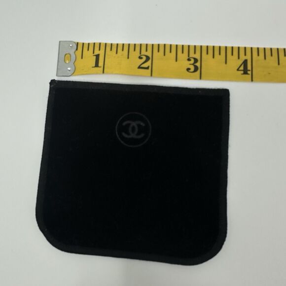 Chanel Velvet Pouch Make Up Dust Bag Black - Picture 3 of 5